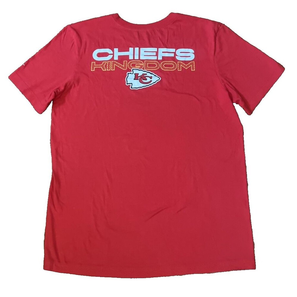 Nike Kansas City Chiefs NFL T-Shirt Mens Size M Red Short Sleeve Graphic Tee